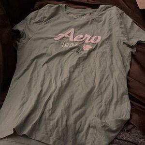 Aeropostale Green Short Sleeve Tee